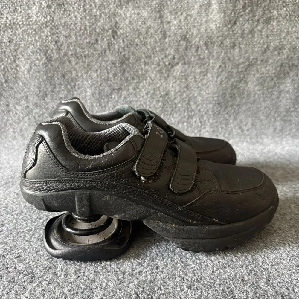 Z-Coil Men's Size 10 Legend Orthopedic Comfort Black Leather Spring Heel Shoes